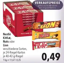 CITTI Markt Nestlé KitKat, Nuts oder Lion Angebot