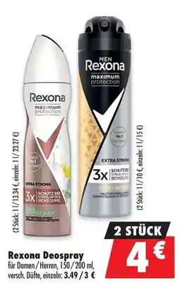 Mäc Geiz Rexona Deospray Angebot