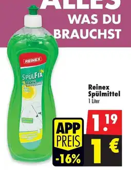 Mäc Geiz Reinex Spülmittel Angebot