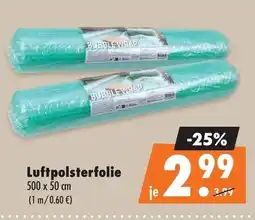 Mäc Geiz Luftpolsterfolie Angebot