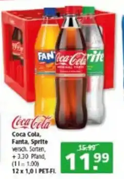 Multi Markt Coca Cola, Fanta, Sprite Angebot