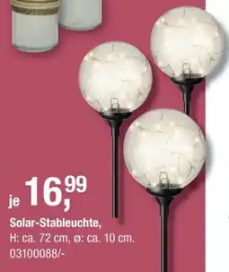 Opti Wohnwelt Solar-Stableuchte Angebot