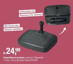 Opti Wohnwelt Balkonfüllschirmständer Angebot