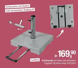 Opti Wohnwelt Granitsockel Angebot