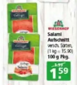 Multi Markt WIESENHOF Salami Aufschnitt Angebot