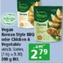 Multi Markt bibigo Vegan Korean Style BBQ oder Chicken & Vegetable Angebot