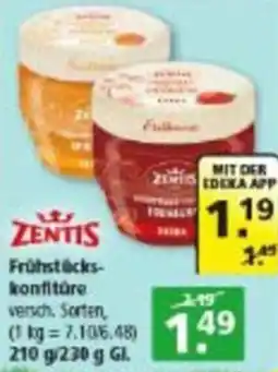 Multi Markt ZENTIS Frühstücks- konfiture Angebot