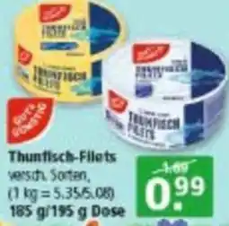 Multi Markt GUT&GUNSTIG Thunfisch-Filets Angebot
