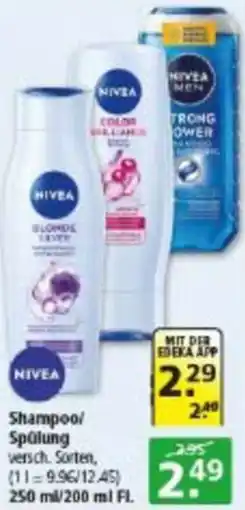 Multi Markt NIVEA Shampoo/ Spülung Angebot