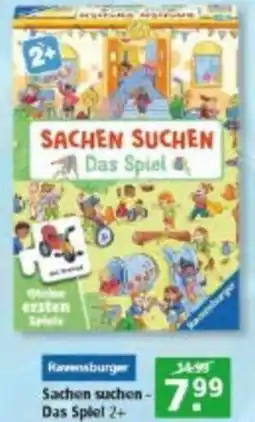 Multi Markt Ravensburger Sachen suchen- Das Spiel 2+ Angebot