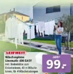 Multi Markt LEIFHEIT Wäschespinne Linomatic 400 EASY Angebot