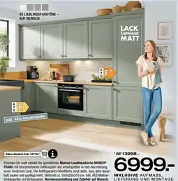 Ostermann Marken Landhausküche MONDO FRANO Angebot