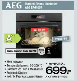 Ostermann Marken Einbau-Backofen AEG BP6100T Angebot