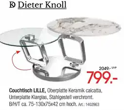 Zurbrüggen Dieter Knoll Couchtisch LILLE Angebot