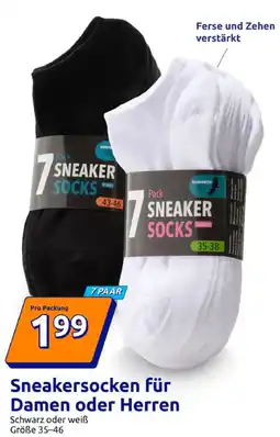 Action Sneakersocken für Damen oder Herren Angebot