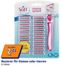Action Rasierer für Damen oder Herren Angebot