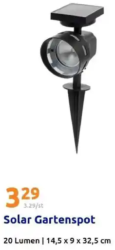 Action Solar Gartenspot Angebot