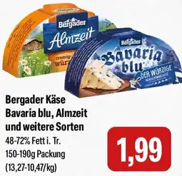 Feneberg Bergader Käse Bavaria blu, Almzeit und weitere Sorten Angebot
