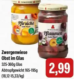 Feneberg Zwergenwiese Obst im Glas Angebot
