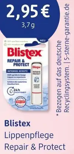 dm drogerie Blistex Lippenpflege Repair & Protect Angebot