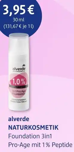 dm drogerie alverde NATURKOSMETIK Foundation 3in1 Angebot