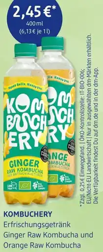 dm drogerie KOMBUCHERY Erfrischungsgetränk Angebot