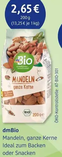 dm drogerie dmBio Mandeln, ganze Kerne Angebot