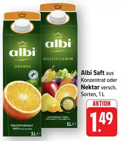 Edeka Neukauf Albi Saft aus Konzentrat oder Nektar Angebot
