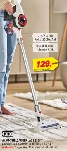 Höffner KHG AKKU-STIELSAUGER „ASS-2164" Angebot