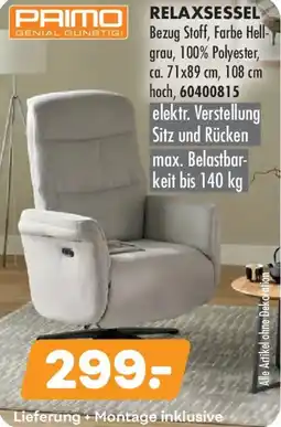 Möbel Kraft Primo relaxsessel Angebot
