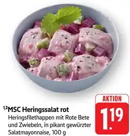 Edeka Neukauf MSC Heringssalat rot Angebot