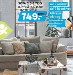 Möbel Kraft Sofa 2,5-sitzig Angebot