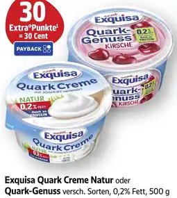 Edeka Neukauf Exquisa Quark Creme Natur oder Quark-Genuss Angebot