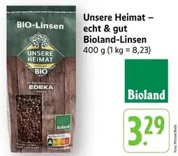 Edeka Neukauf Unsere Heimat – echt & gut Bioland-Linsen Angebot