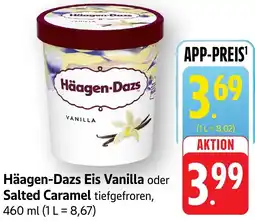 Edeka Neukauf Häagen-Dazs Eis Vanilla oder Salted Caramel Angebot