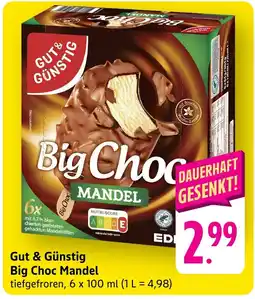 Edeka Neukauf Gut & Günstig Big Choc Mandel Angebot