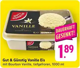 Edeka Neukauf Gut & Günstig Vanille Eis Angebot