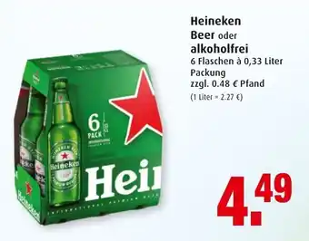 Markant Heineken Beer oder alkoholfrei 6x0,33L Angebot