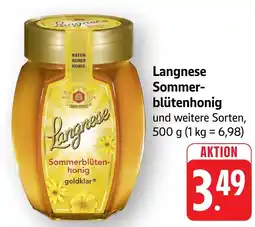 Edeka Neukauf Langnese Sommerblütenhonig Angebot