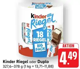 Edeka Neukauf Kinder Riegel oder Duplo Angebot