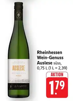 Edeka Neukauf Rheinhessen Wein-Genuss Auslese süss Angebot