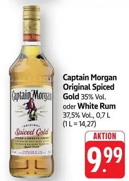 Edeka Neukauf Captain Morgan Gold oder White Rum Angebot