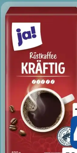 REWE Center ja! Kräftiger Röstkaffee Angebot