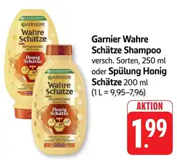 Edeka Neukauf Garnier Wahre Schätze Shampoo oder Spülung Honig Schätze Angebot