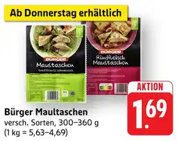 Edeka Neukauf Bürger Maultaschen Angebot
