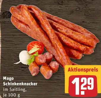 REWE Mago Schinkenknacker Angebot