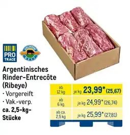 METRO Argentinisches Rinder-Entrecôte (Ribeye) Angebot