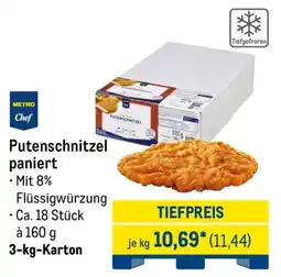 METRO METRO Chef Putenschnitzel paniert Angebot