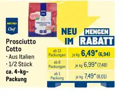 METRO METRO Chef Prosciutto Cotto Angebot