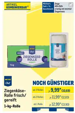 METRO METRO Chef Ziegenkäse- Rolle Angebot